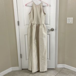 Alfred Sung Formal Gown, size 6, Champagne color